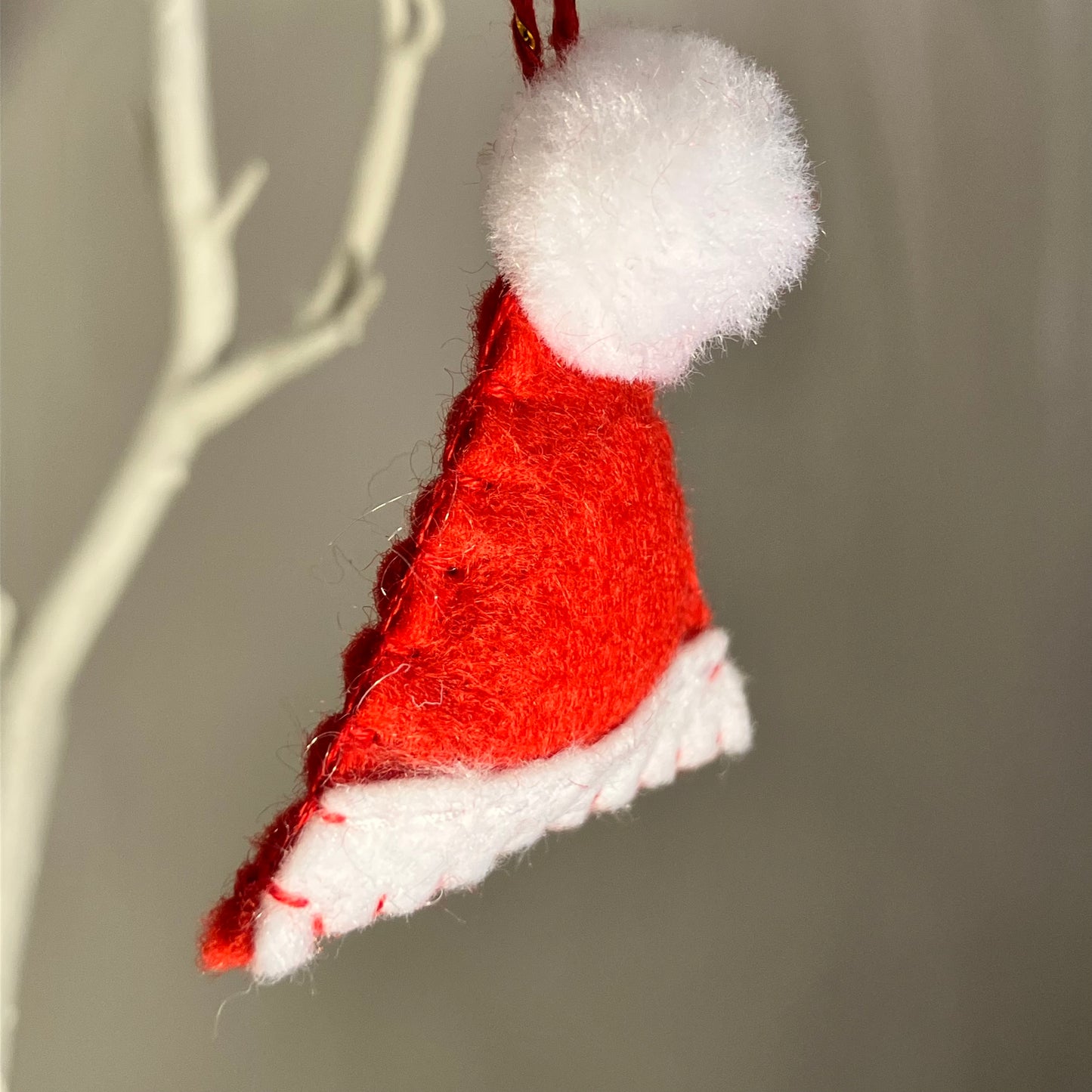 Santa Hat Small Christmas Tree Decoration