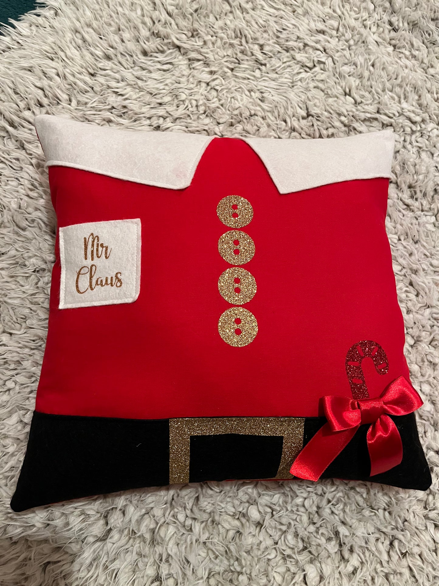 Mr Claus Children's Book Cushion