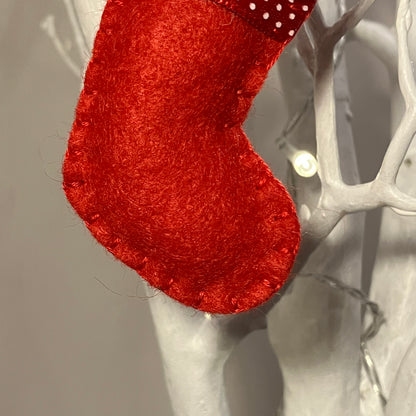 Stocking Small Christmas Tree Decoration