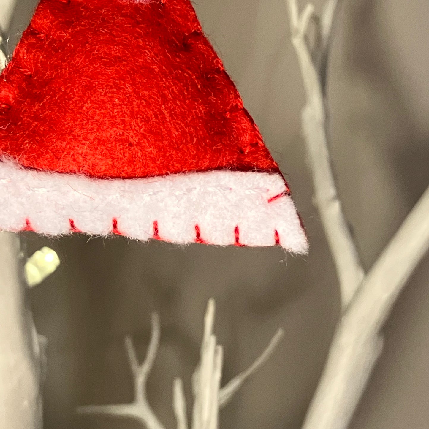 Santa Hat Small Christmas Tree Decoration