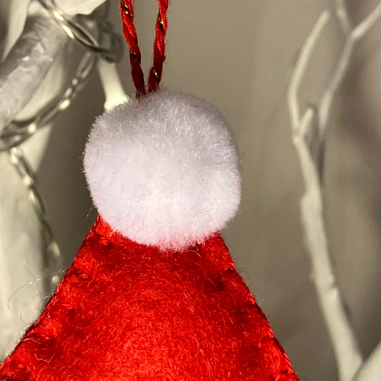 Santa Hat Small Christmas Tree Decoration