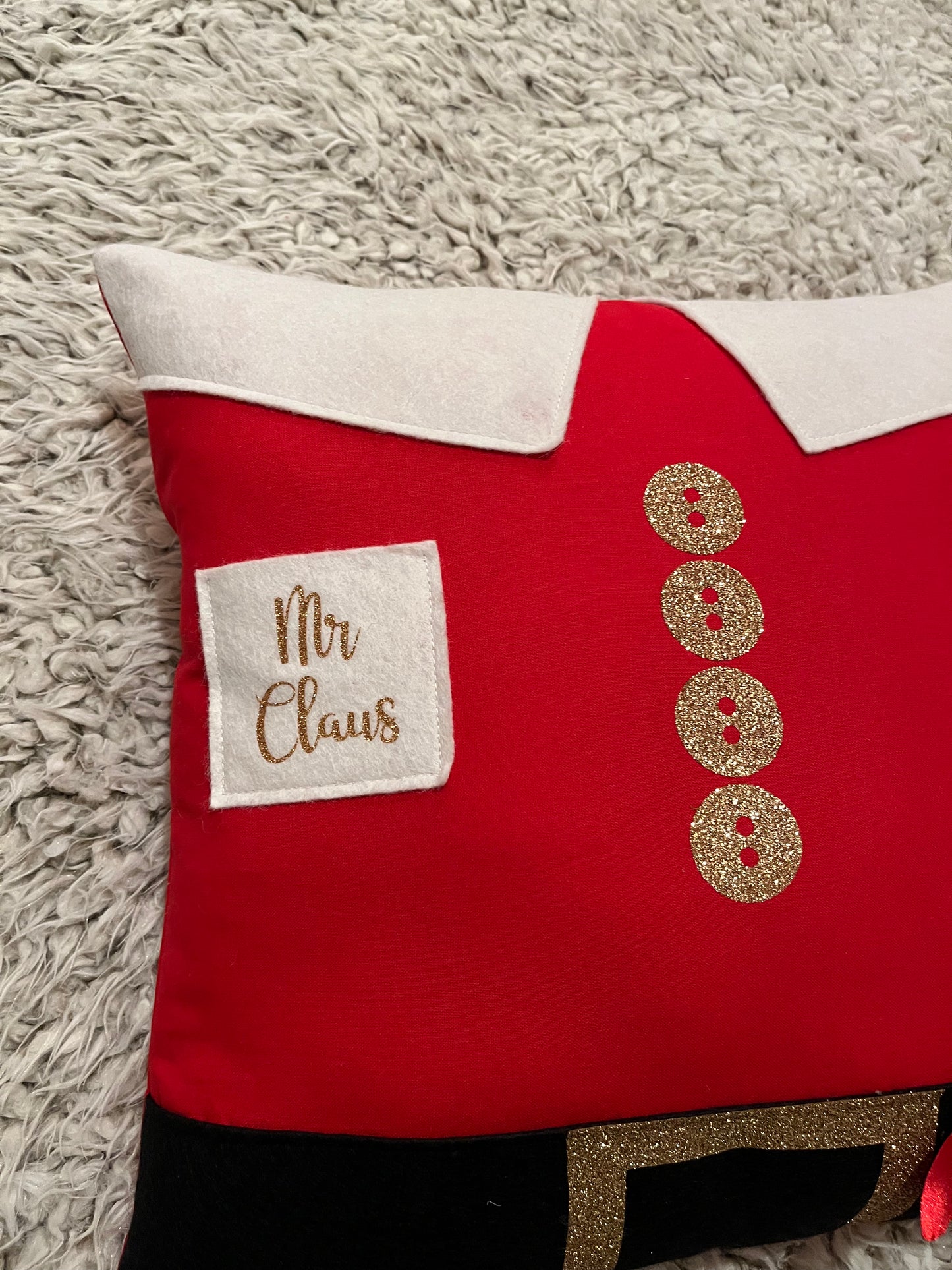 Mr Claus Children's Book Cushion