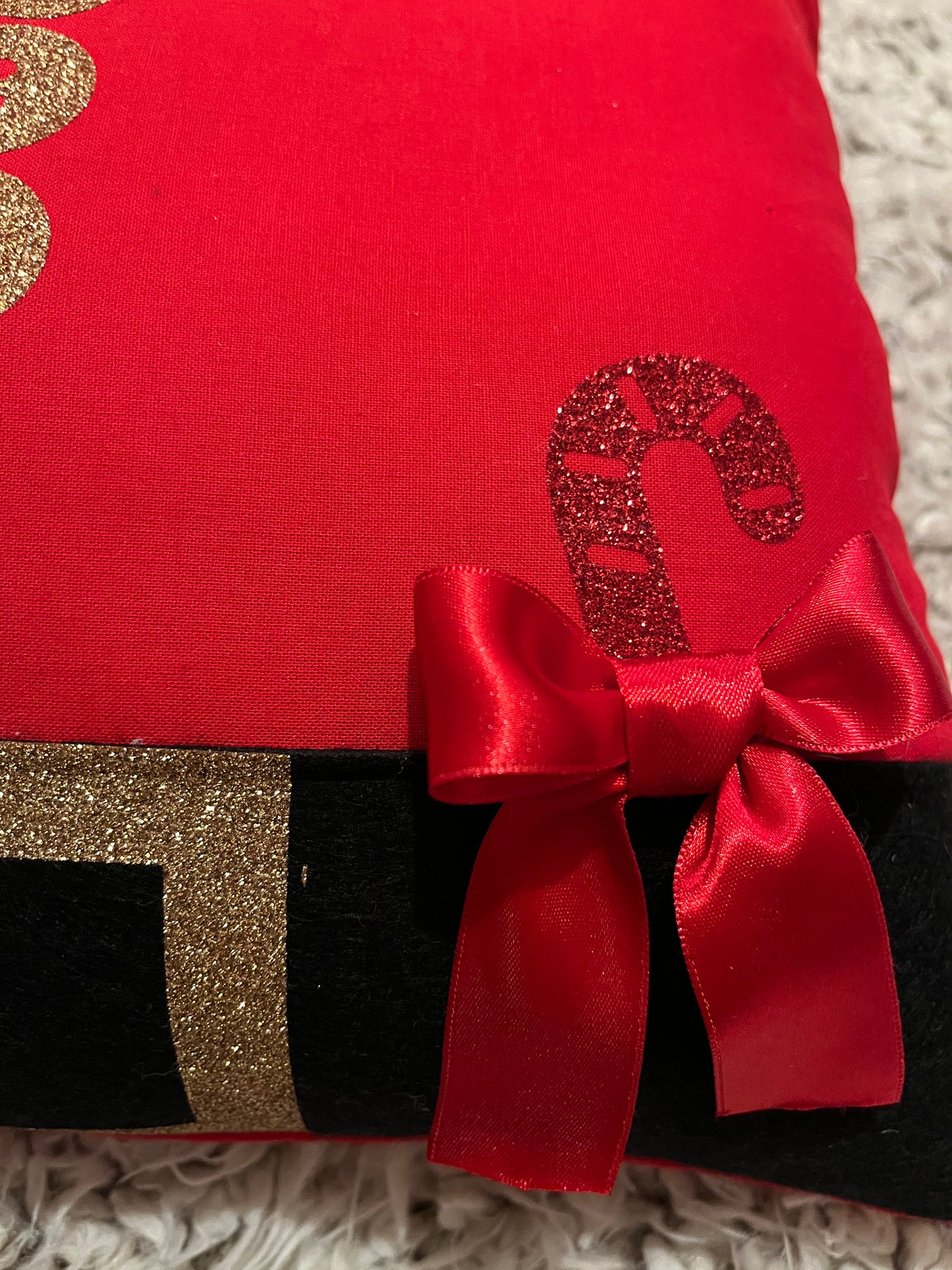 Mr Claus Children's Book Cushion